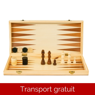 Joc de șah din lemn – mărime mare - JSHXLLJ